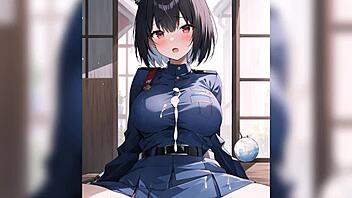 Anime Japanese Policegirl Performs Blowjob And Doggy Sex