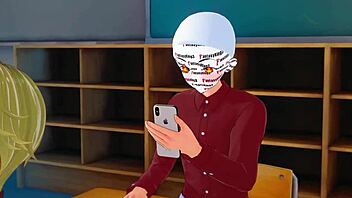 Watch Koneko and Xenovia in lesbian action!