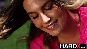 sexy brunette chanel camryn gets anally ravaged in bikini