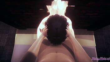 Naruto Hentai 3D: Hinata In Threesome Blowjob And Wall Fuck