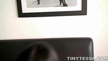 Small breasted Latina, Tessa gets horny while she pleases herself