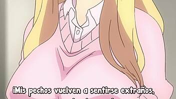 Nobunaga-sensei no osanazuma 11 featuring big tits in anime style