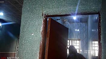 Old Comedy Man Fucks Wife in Bathroom