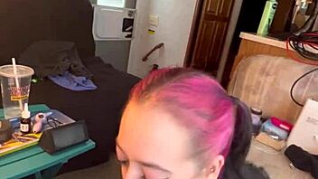 omg, beautiful gal takes on huge hard cock... so hot