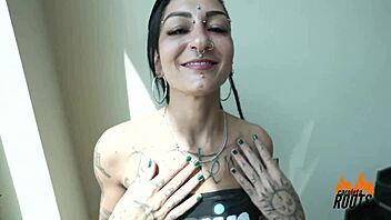 Caroleta roots performing anal and blowjob on sexy pornstar with big ass