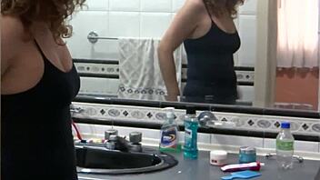 I love how my Latina wife gets ready to fuck, she adores his cock.