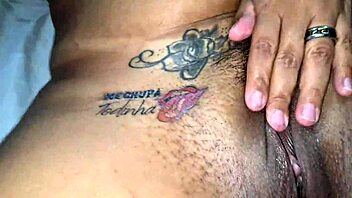 sweaty little pussy cums inside at the gym