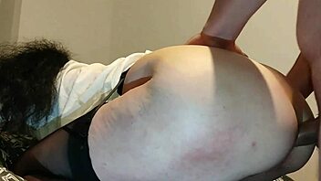 Fucked married milf and creampied her tight ass