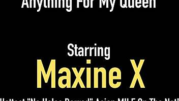 Maxine X cosplays as Asian, wrecked by long Latino cock in intense scene.