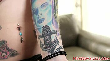 Tattooed Goth Slut Takes Anal Outdoors