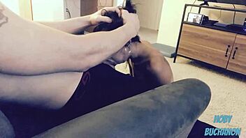 small tits 18 yr old takes rough throat action with huge facial.