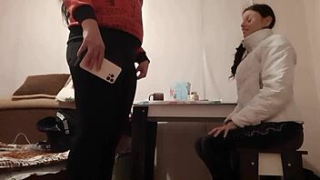 she paid for the iphone with cunnilingus - lesbian illusion girls