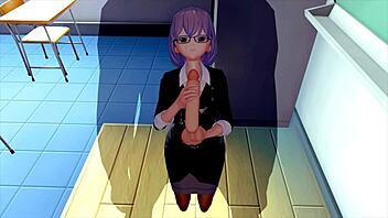 Beautiful teacher gets relaxed and satisfied with 3D hentai