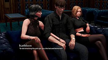 In Pale Carnations part 12, the lesbian characters use toys and engage in bdsm sex