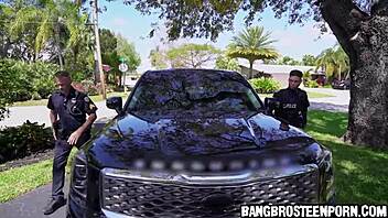 Horny teen 18+ keeps masturbating with dildo all around the house!