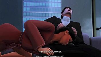 Art professor fucks in 3d hentai