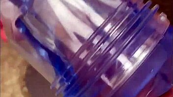 fleshlight toy used indoors and outdoors in public setting.