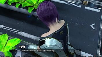 3D cartoon boobs and dating with an emo girl in space