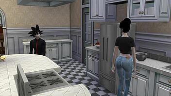Cheating wife Chichi gets milked by her pervert husband