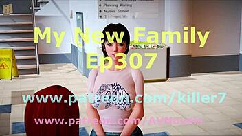my new family episode 307 with cartoon characters and games