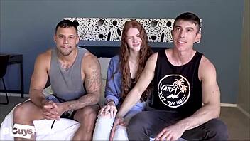 Ciara gets off watching Channing and Travis fuck with big black cocks