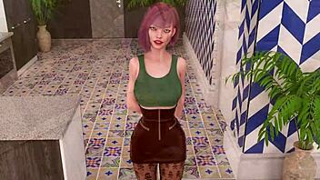 In Santa County, part 14 unfolds with rough lesbian action in stockings.