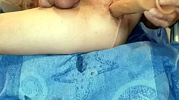 homemade solo with toys and cum play