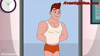 i can’t stop watching this hot brazilian gay cartoon with a hung straight guy.