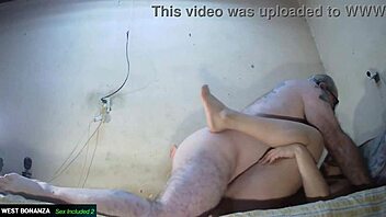 latina uses dildo on tight pussy, bent over for blowjob and doggystyle creampie orgasm