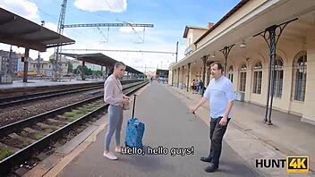 Hunt4k Guy Lets Wife Get Nailed by Stranger, Oops!