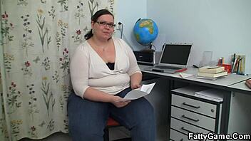 Big cocked stud fucks chubby teacher