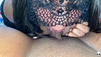 Khalessi 69: black ebony girl enjoys big clit pussy licking