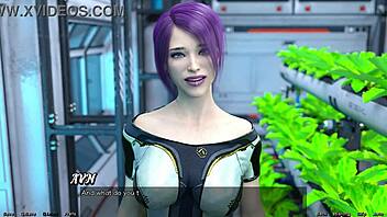 3D cartoon boobs and dating with an emo girl in space