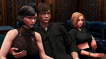 In Pale Carnations part 12, the lesbian characters use toys and engage in bdsm sex