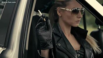 Leather Action in the Car
