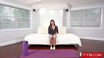 Fit18 - Catalina Ossa - 52kg - POV casting skinny Latina teen 18+ amateur