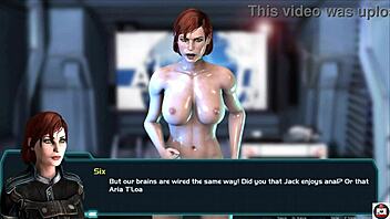Big tits and hard cock in a hot parody of a popular game