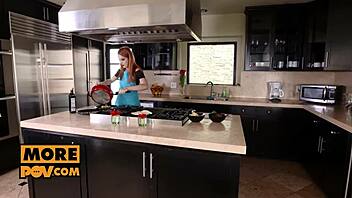 Pov screwing dirty talking spanish slut Amarna Miller!