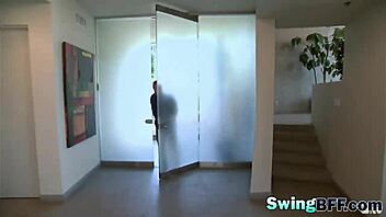 Couples participate in group interview activities.