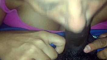 BBW slut gets cum on face from monster black cock!