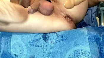 homemade solo with toys and cum play