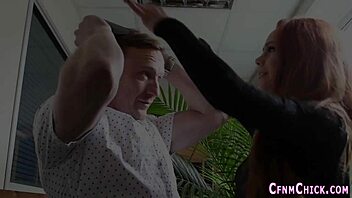 i watch british babes give handjobs and blowjobs in femdom humiliation group