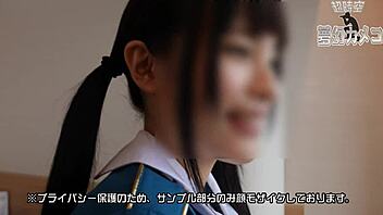 I had a personal photoshoot with cute 18-year-old idol Layer, and she gave a blowjob with face reveal!