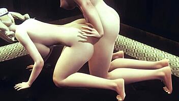 Barbara gets hard sex with futanari?