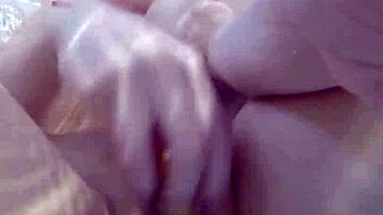 Sexy nadia bathes with rubber duckies