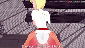 power girl gets fucked naked by superman