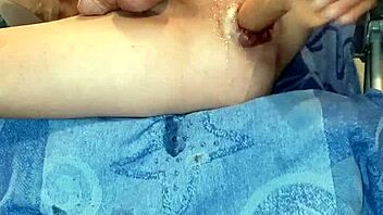 homemade solo with toys and cum play