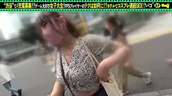 Part 1: Gamer girl with shaved legs goes wild after class with me