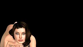 i'm watching this animated 3d cartoon girl strikin sexy poses in all these positions, oh wow