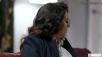 Hairy babe interviews lesbian Kama Sutra expert